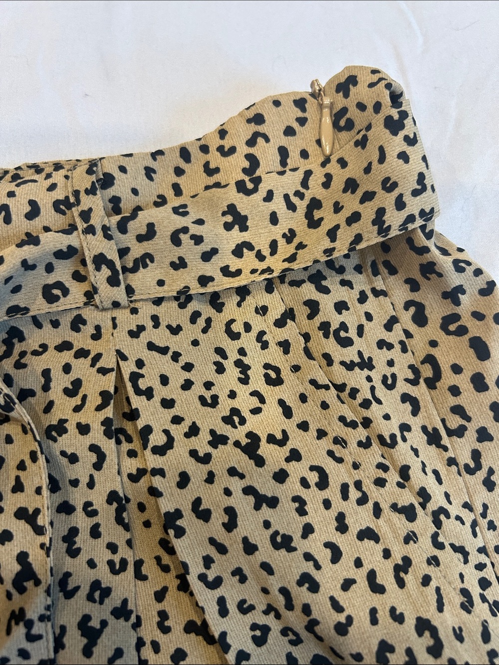 ◾️NEW! Mittoshop Leopard Print Tie-Waist Ruffle Shorts with Pockets 🐆 - Picture 8 of 8